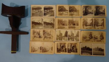 A collection of stereo cards of Tavistock by T Vanstone, mainly dated 1899, including views of