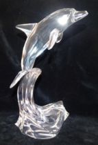 A cased Swarovski Crystal Giants sculpture 'Maxi Dolphin', (with outer packaging).