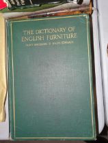 Percy Macquoid and Ralph Edwards, The Dictionary of English Furniture, three volumes, folio, ex-