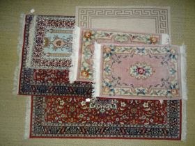 Two modern Persian rugs, 165 x 95cm and four other rugs, (6).