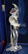 Swarovski, Magic of Dance "Isadora-2002", boxed with outer casing and two plaques, "Antonio-2003",