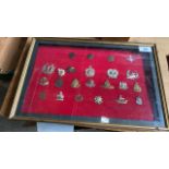 FRAMED BADGES-MILITARY ETC- (FRAME AF)