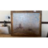 OIL PAINTING WINDMILL R FORSYTH