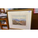 W C PAINTING DOROTHY BROWN VIEW SUTORS CROMARTY FROM CALIFERHILL