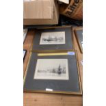 2 SIGNED PICTURES OF SHIPS