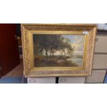 OIL PAINTING HAMILTON GLASS (FRAME AF)