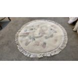 ORIENTAL ROUND RUG 50 INCHES(AF)