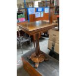 ROSEWOOD OCC.TABLE WITH DRAWER