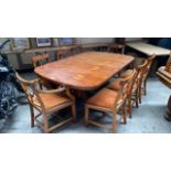 REPRO TABLE & 8 CHAIRS (AF)