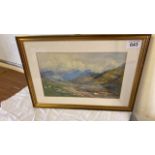 W C PAINTING GLENCOE HELEN BACON (AF)