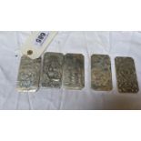 BOX-5 TIBETAN SILVER ITEMS