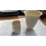 2 SPODE VELAMOUR VASES