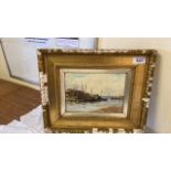 W C PAINTING BOATS M SWANSON (FRAME AF)