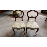 2 ROSEWOOD CHAIRS