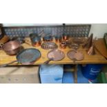 2 BOXES ASSORTED COPPER WARE(AF)