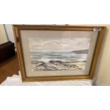 W C PAINTING SEASPRAY STONEHAVEN D OTTO