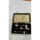 SILVER CASED BREAKFAST SET