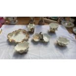 6 PC WHITE PORCELAIN SOMEMOORES (AF)