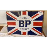 METAL MOTOR BP SPIRIT SIGN (AF)