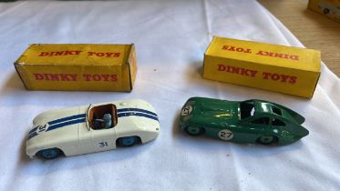 DINKY 163 BRISTOL 450 COUPE & 133 CUNNINGHAM C-5R ROAD RACER