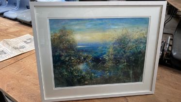 ACRYLIC PICTURE- ABOVE THE RIVER TAY MOIRA FERRIER