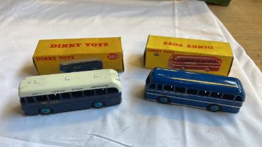 DINKY 283 B.O.A.C. COACH & 282 DUPLE ROAD MASTER COACH