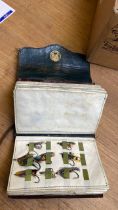 HARDY BROS. FLY BOX & WALLET OF FLIES (AF)