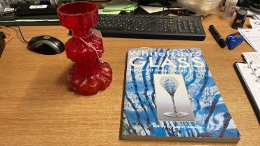 WHITEFRIARS BOOK & INGRIDGLAS GERMAN VASE (AF)