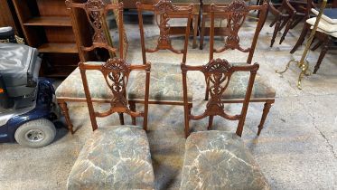 3 DINING CHAIRS & 2 NURSING CHAIRS