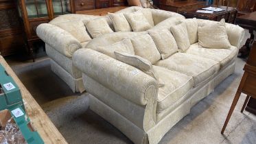 2 X 3 SEATER SOFAS