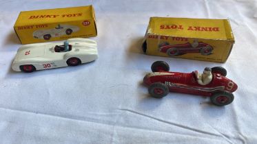 DINKY 237 MERCEDES BENZ RACING CAR & 231 MASERATI 23N