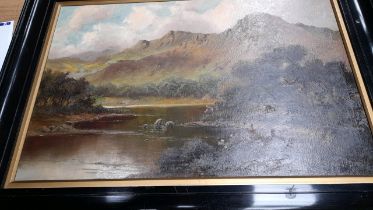 OIL PAINTING DOVEDALE BUXTON J M DUCKER