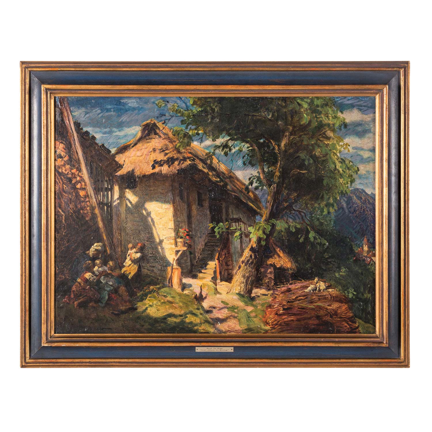 RISS, THOMAS (1871-1959), "Glück im Winkel, Landidylle", - Image 2 of 5