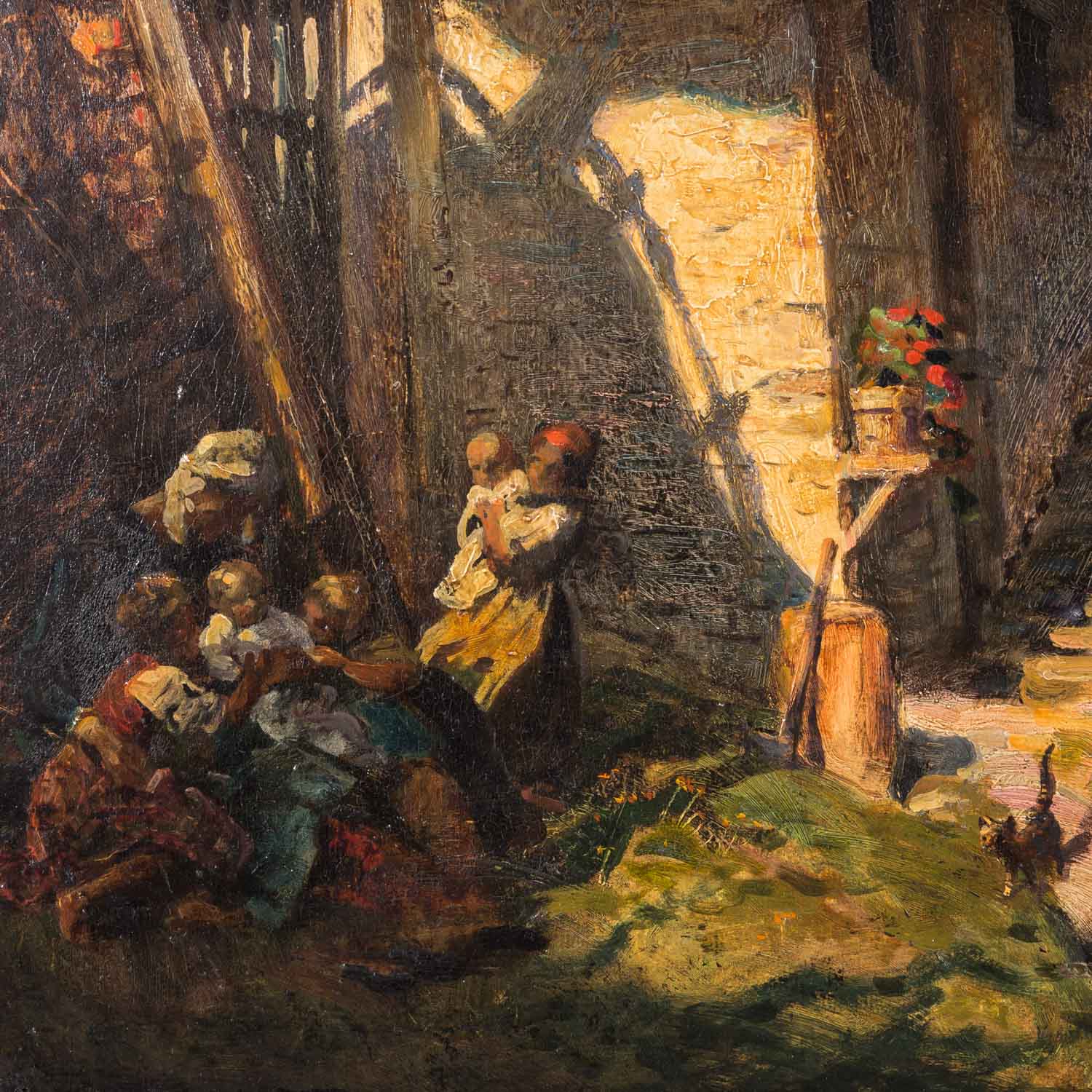 RISS, THOMAS (1871-1959), "Glück im Winkel, Landidylle", - Image 3 of 5