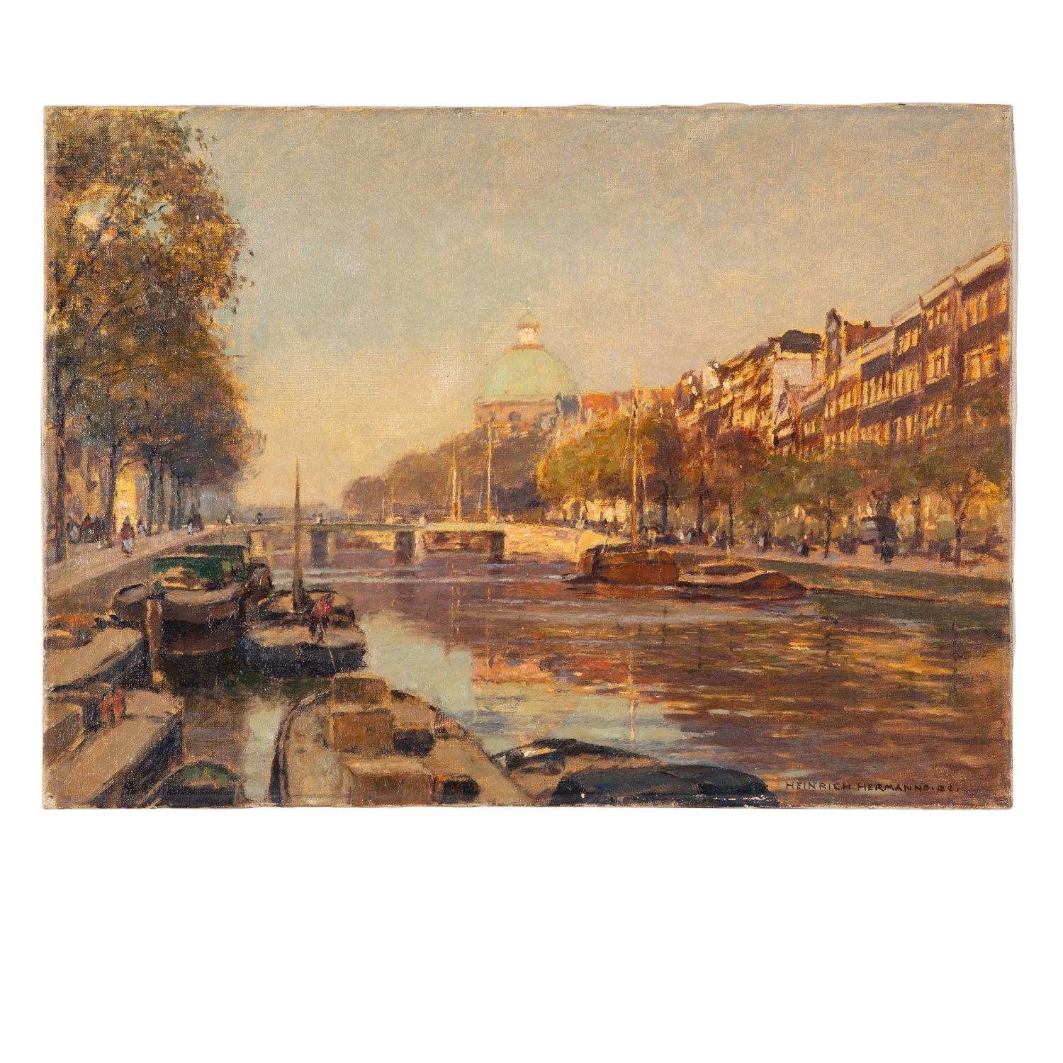 HERMANNS, HEINRICH (1862-1942), "Amsterdam", - Image 2 of 5