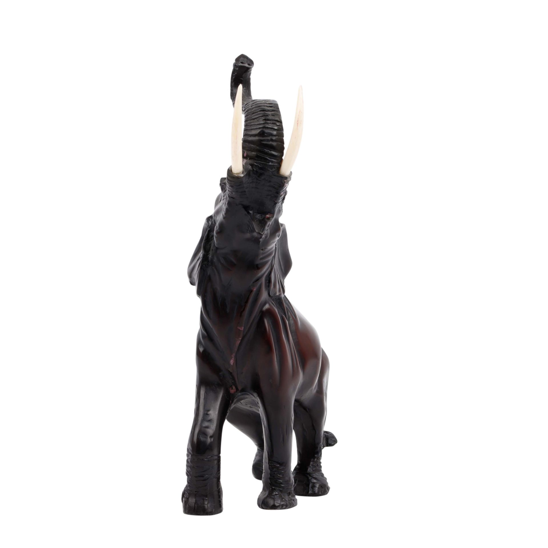 Dekorative Skulptur eines Elefanten. AFRIKA. - Image 4 of 6