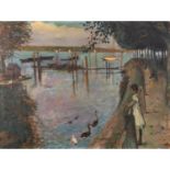 BAUER, LEO (1872-1960), "Am Bodensee",