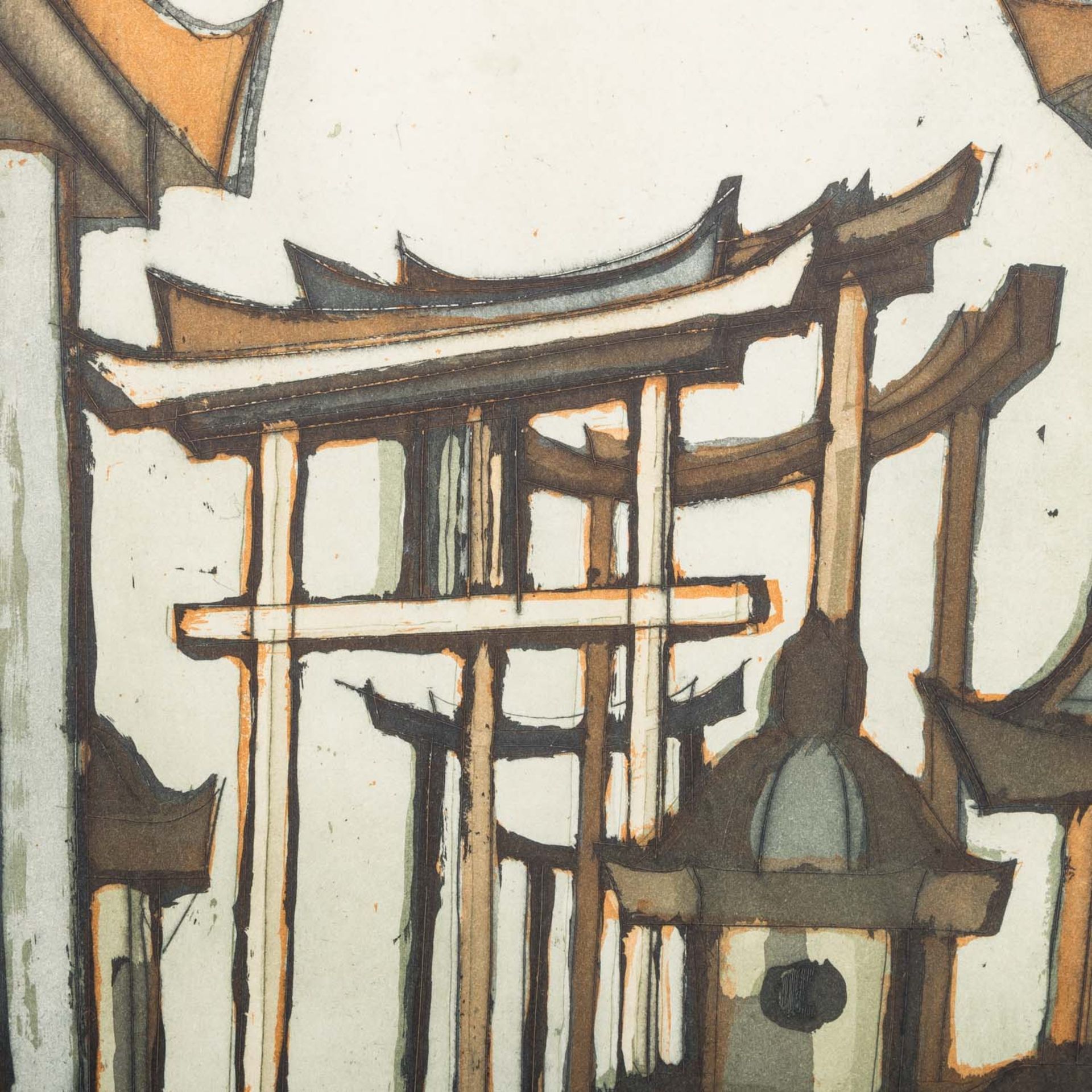 EGLAU, OTTO (1917-1988), "Torii Kyoto", Zustandsdruck 1963, - Bild 5 aus 7