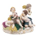 MEISSEN Figurengruppe 'Der Sommer', 1. Wahl, vor 1924.