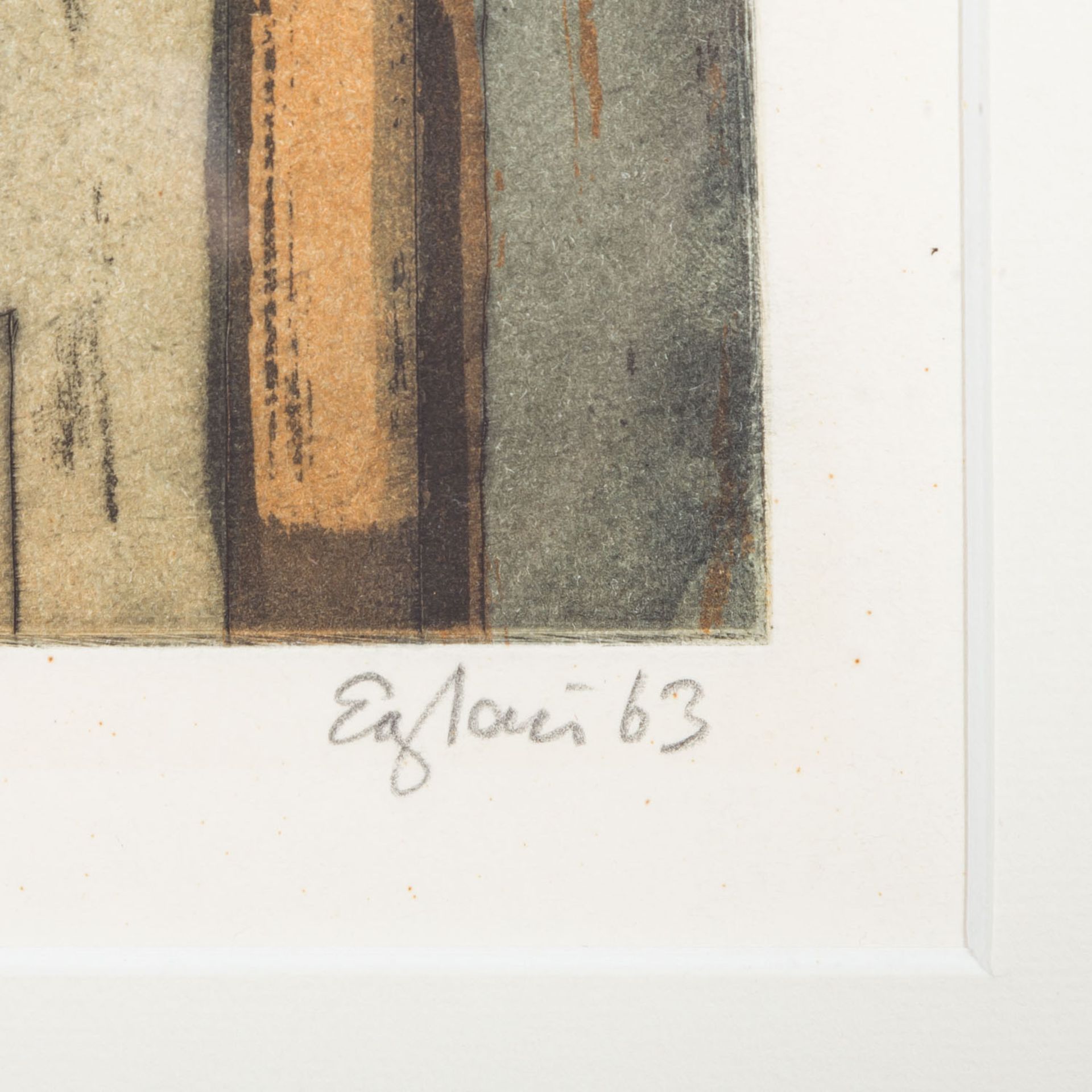 EGLAU, OTTO (1917-1988), "Torii Kyoto", Zustandsdruck 1963, - Bild 3 aus 7