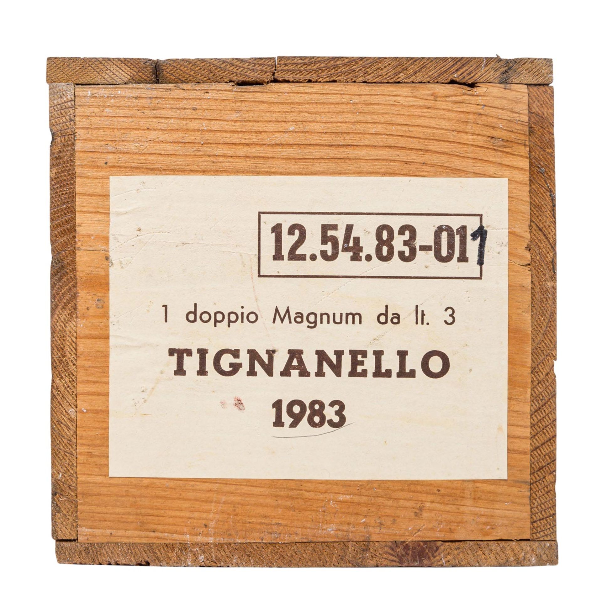 MARCHESI ANTINORI 1 Magnumflasche TIGNANELLO 1983 in Holzkiste - Image 4 of 4