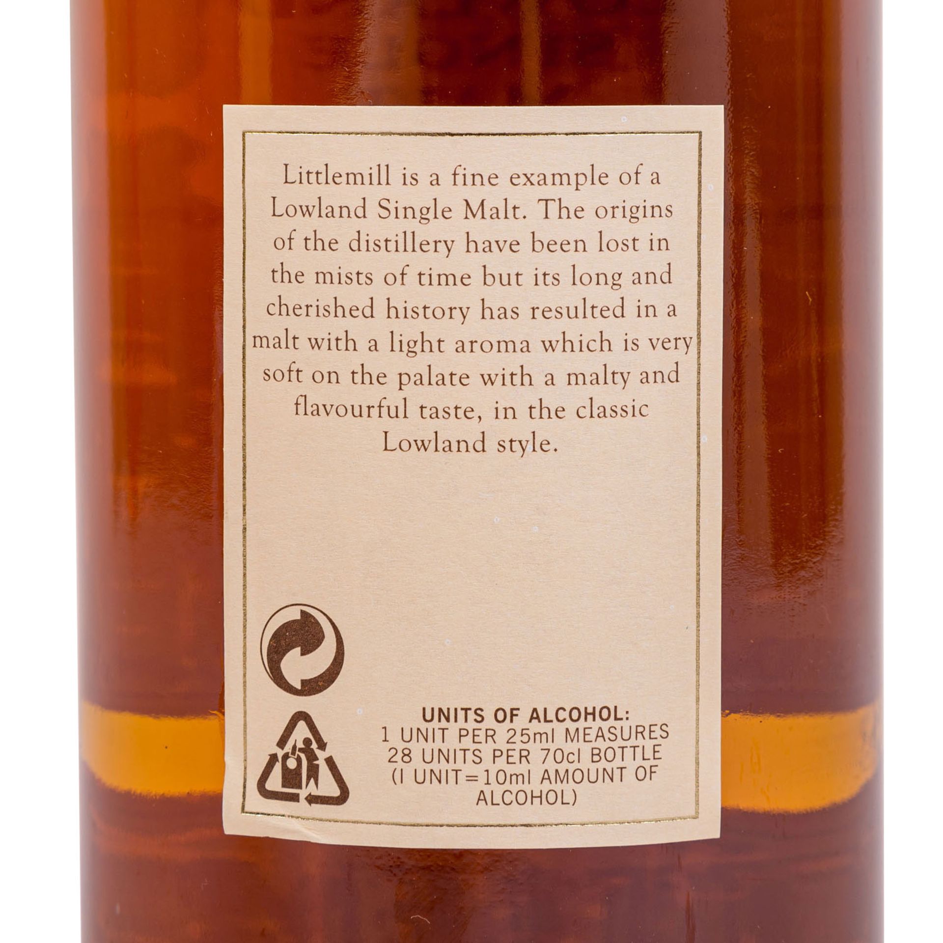 LITTLEMILL Lowland Single Malt Whisky "Aged 12 Years" - Bild 4 aus 7
