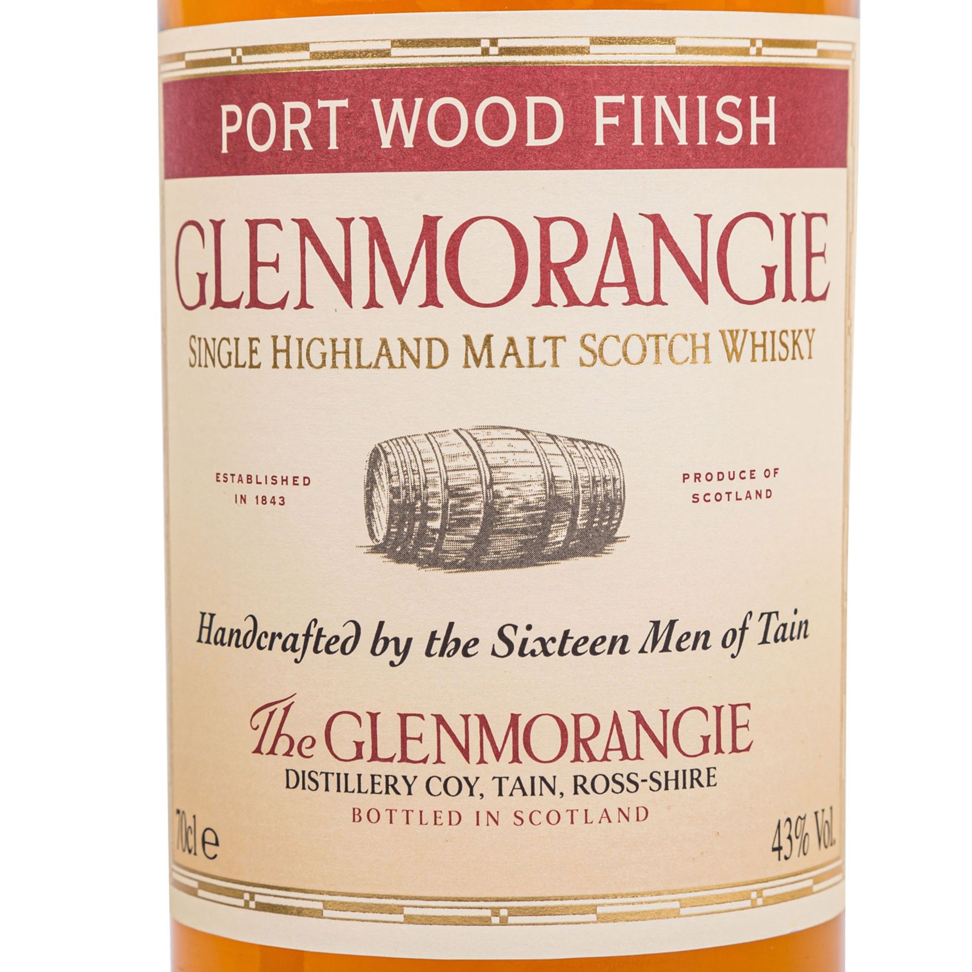 GLENMORANGIE PORT WOOD FINISH Single Malt Scotch Whisky - Bild 2 aus 7