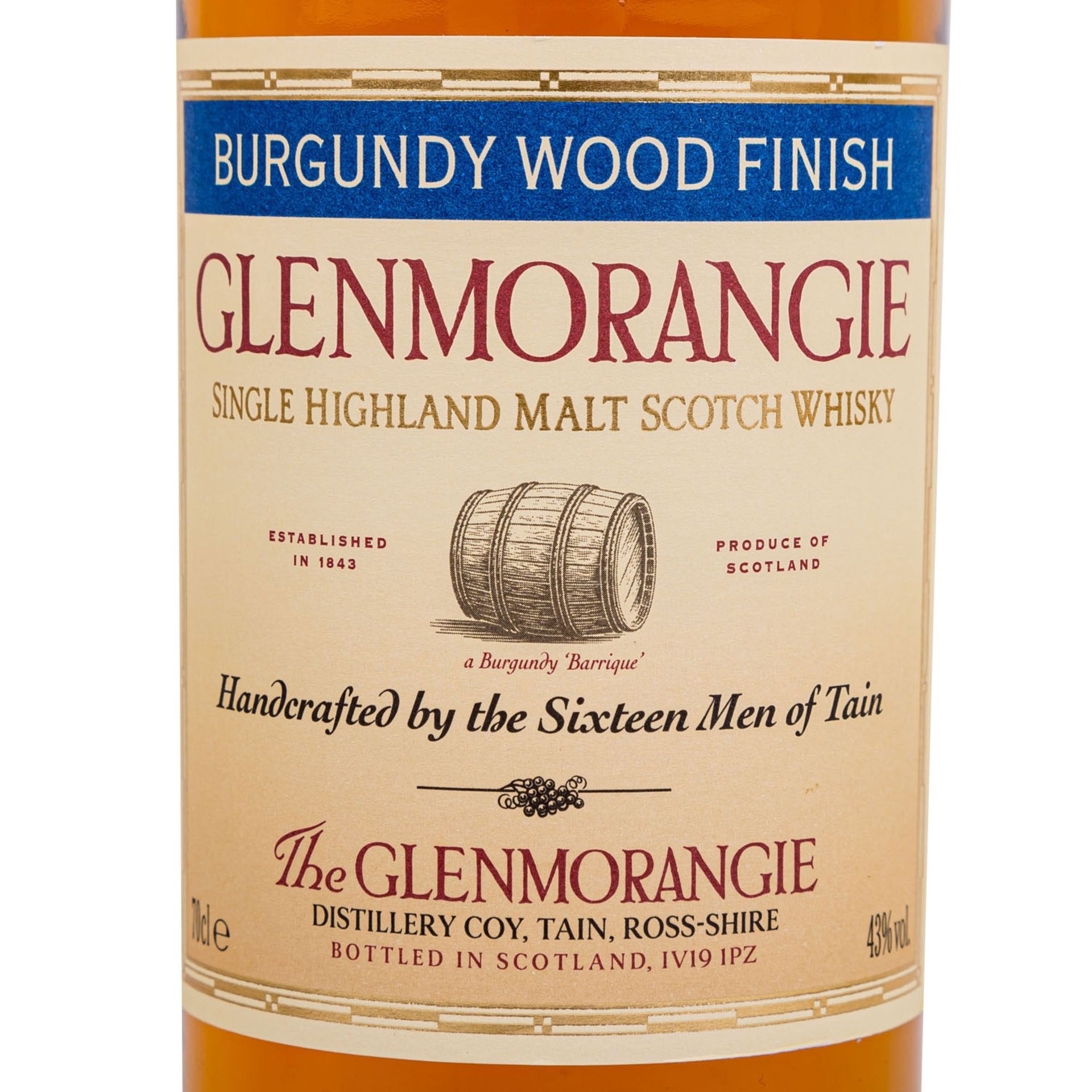 GLENMORANGIE BURGUNDY WOOD FINISH Single Malt Scotch Whisky - Bild 2 aus 9