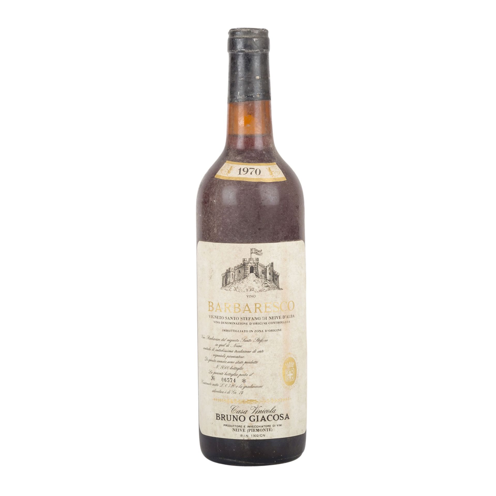 BRUNO GIACOSA 1 Flasche "Barbaresco", 1970,