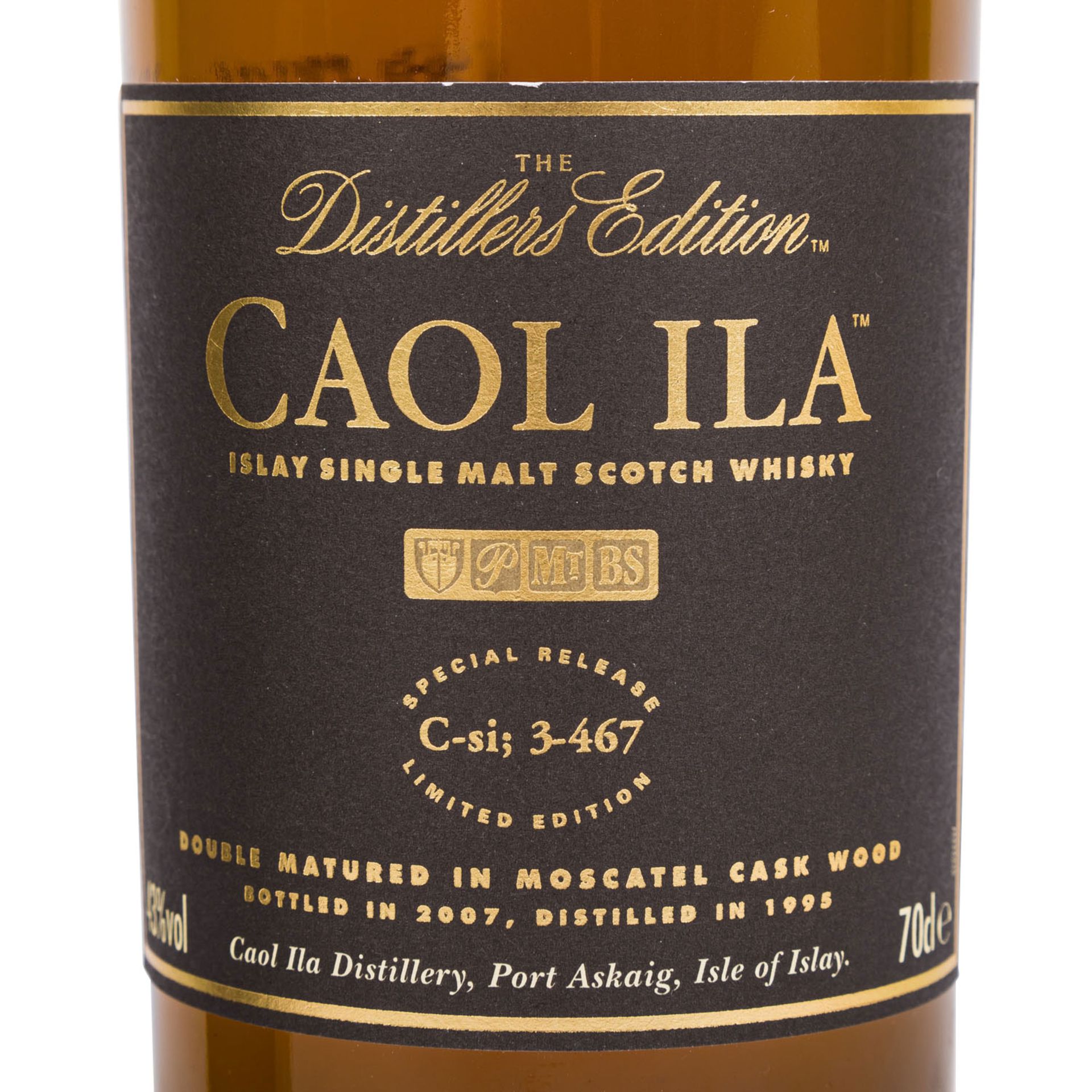 CAOL ILA DISTILLERS EDITION Moscatel Cask Wood Islay Single Malt Scotch Whisky 1995 - Bild 2 aus 4