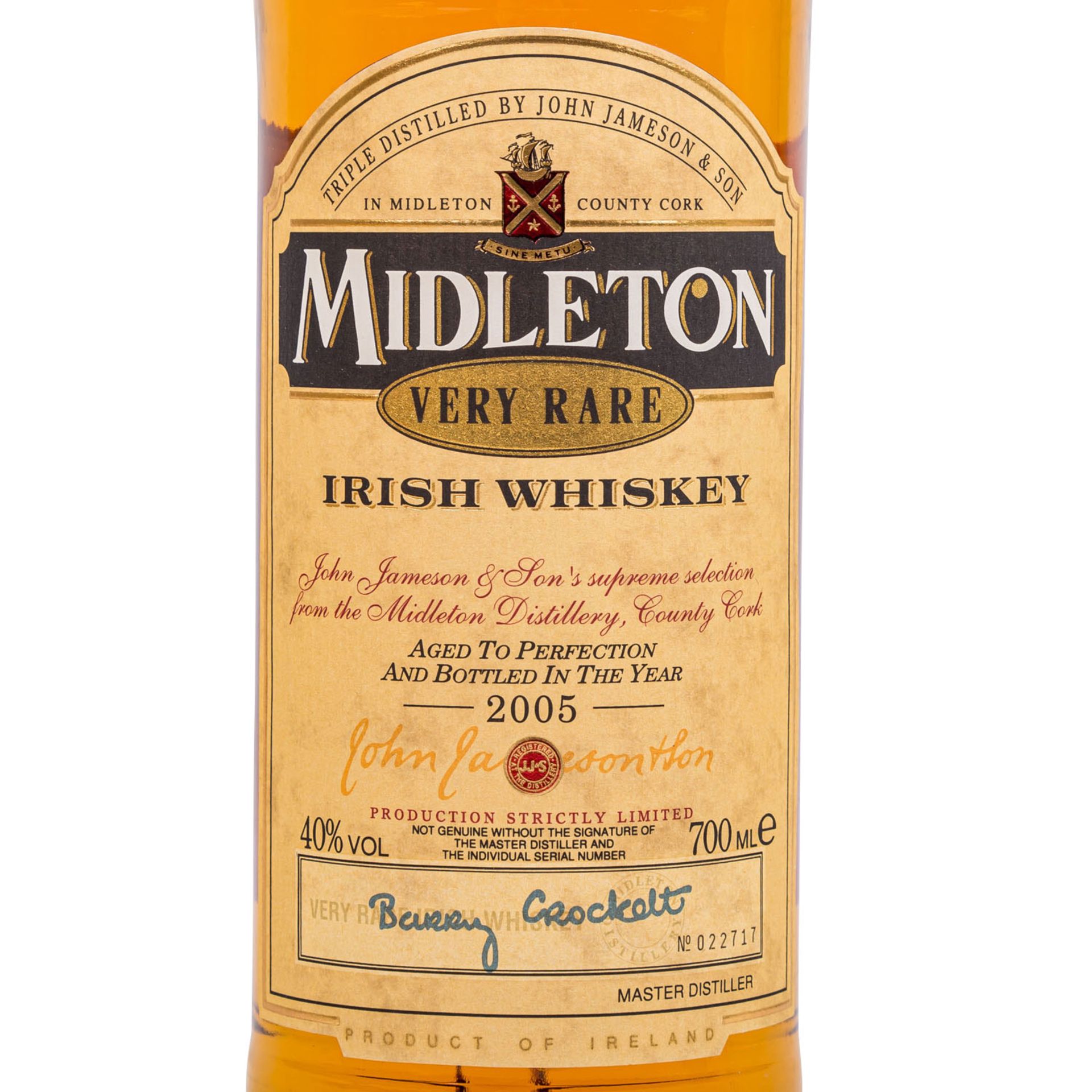 MIDDLETON Very Rare Irish Whiskey 2005 - Image 3 of 7