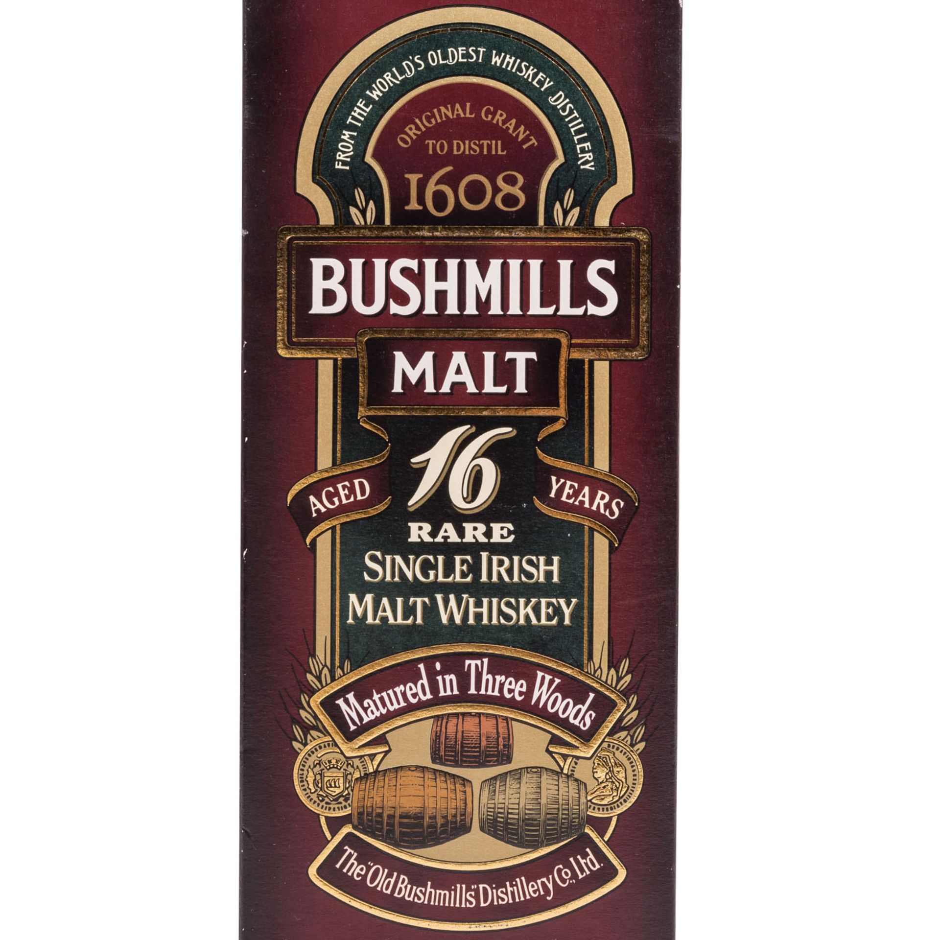 BUSHMILLS MALT Single Irish Malt Whiskey "Aged 16 Years" - Bild 7 aus 8