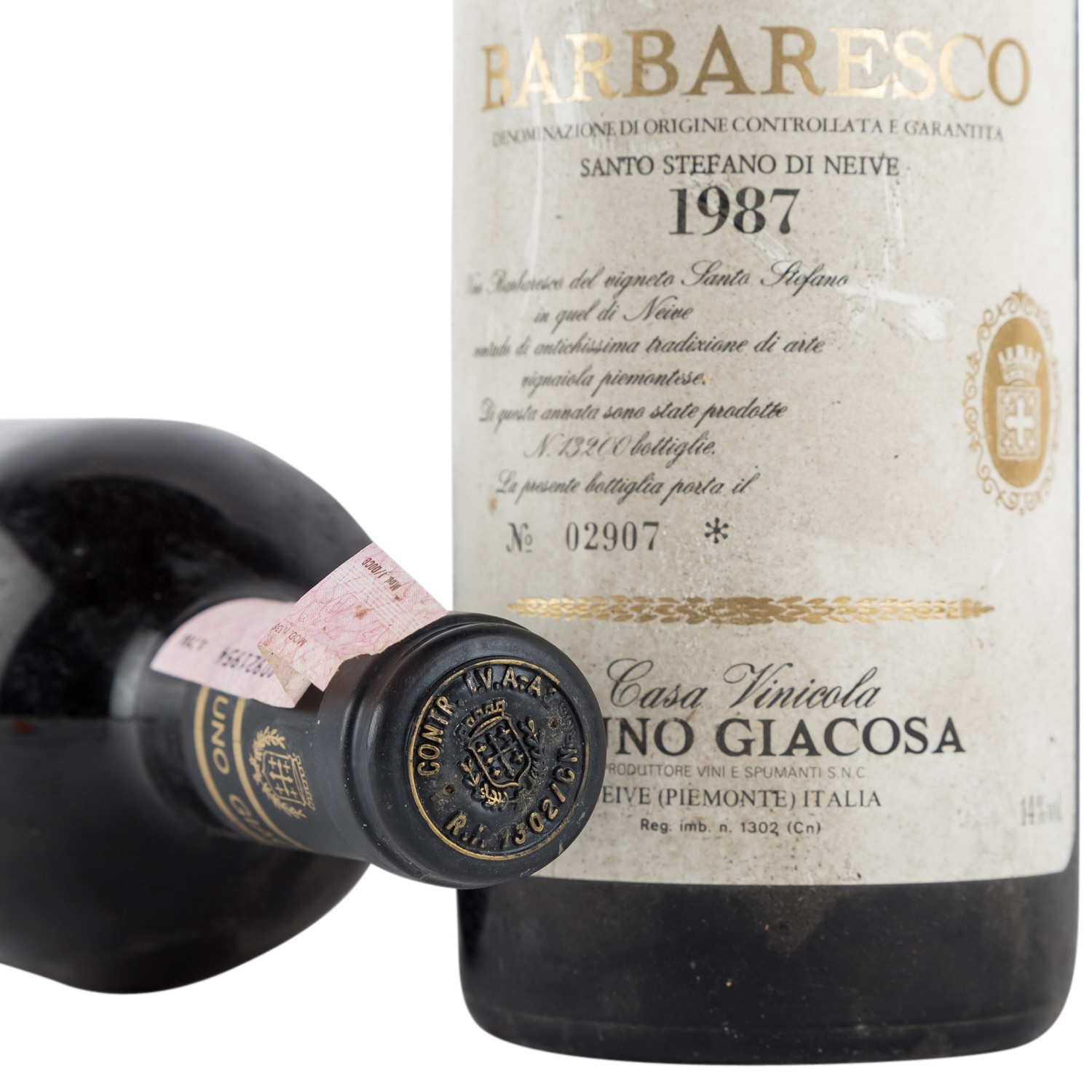 BRUNO GIACOSA 2 Flaschen "Barbaresco" 1987 - Image 5 of 6