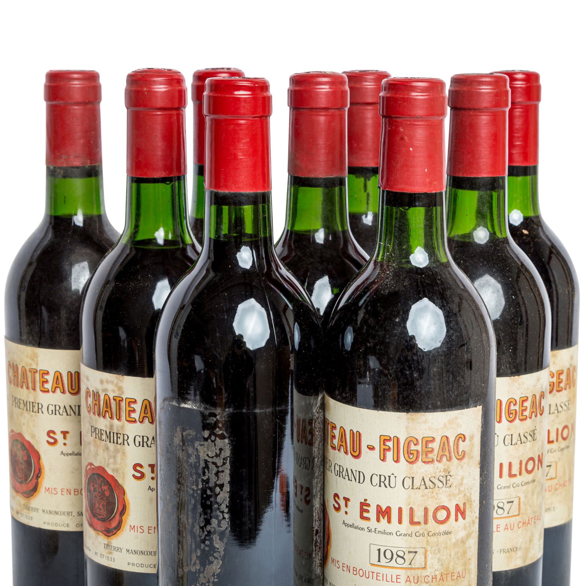 CHÂTEAU-FIGEAC 10 Flaschen ST.ÉMILION 1987 - Bild 4 aus 4